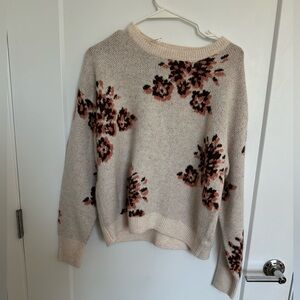 Knox Rose Cream Floral Sweater